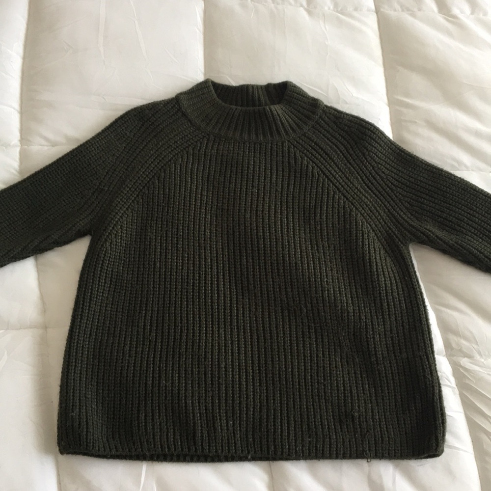 Winter Green sweater